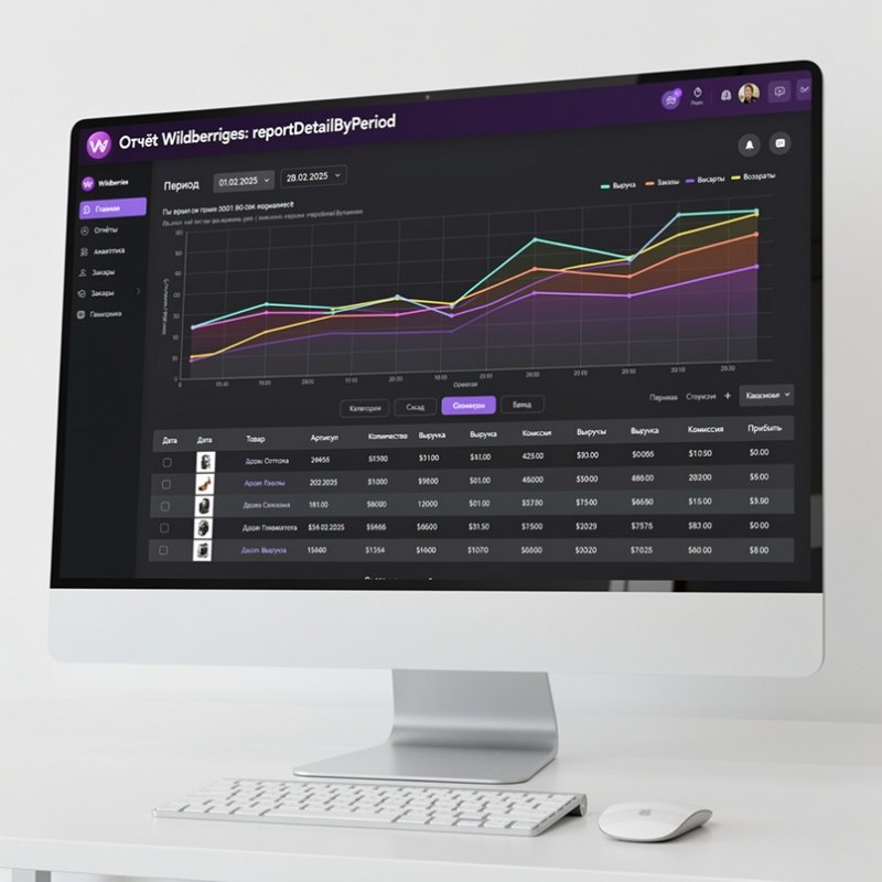 Отчёт Wildberries reportDetailByPeriod